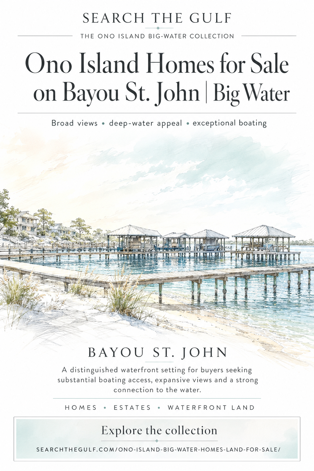 Bayou St. John Ono Island Homes For Sale Big Water Bayou St. John Ono Island Homes For Sale Big Water